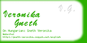 veronika gneth business card